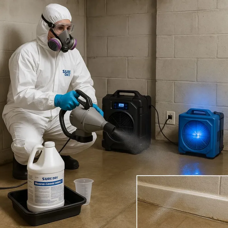 Sanitization and Odor Removal process in Goldthwaite, TX
