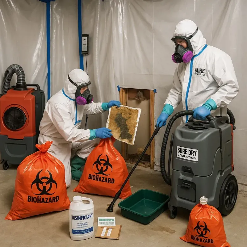 Contaminated Water Handling Protocols process in Goldthwaite, TX